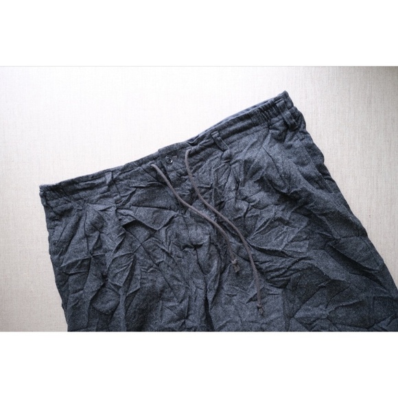 Yohji Yamamoto -  AW16 Wool-Blend Textured Pants - Picture 2 of 16